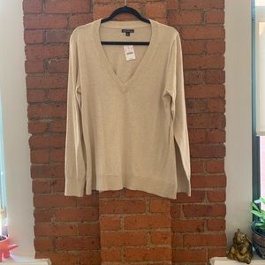 J. Crew Factory Sweaters - NWT - J. Crew Mercantile - Cotton V-neck Sweater J. Crew Factory Sweaters - NWT - J. Crew Mercantile - Cotton V-neck Sweater